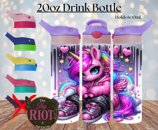 20oz Drink Bottle -  Grungeicorn Glam