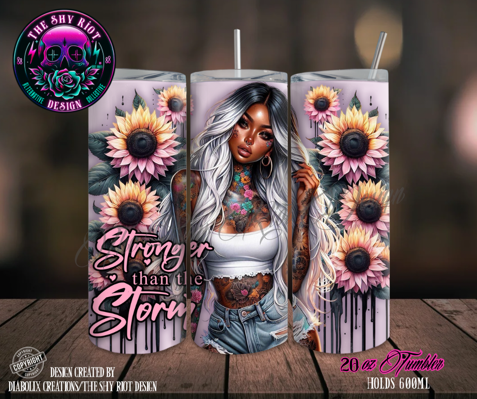 20oz Tumbler - Stronger Than The Storm