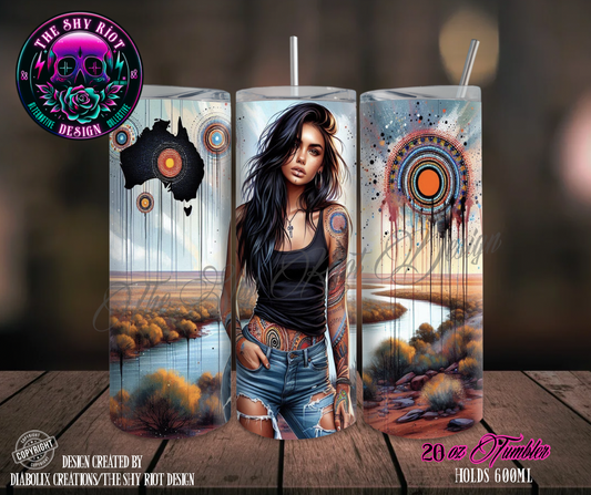 20oz Tumbler - Country Flow Through Me