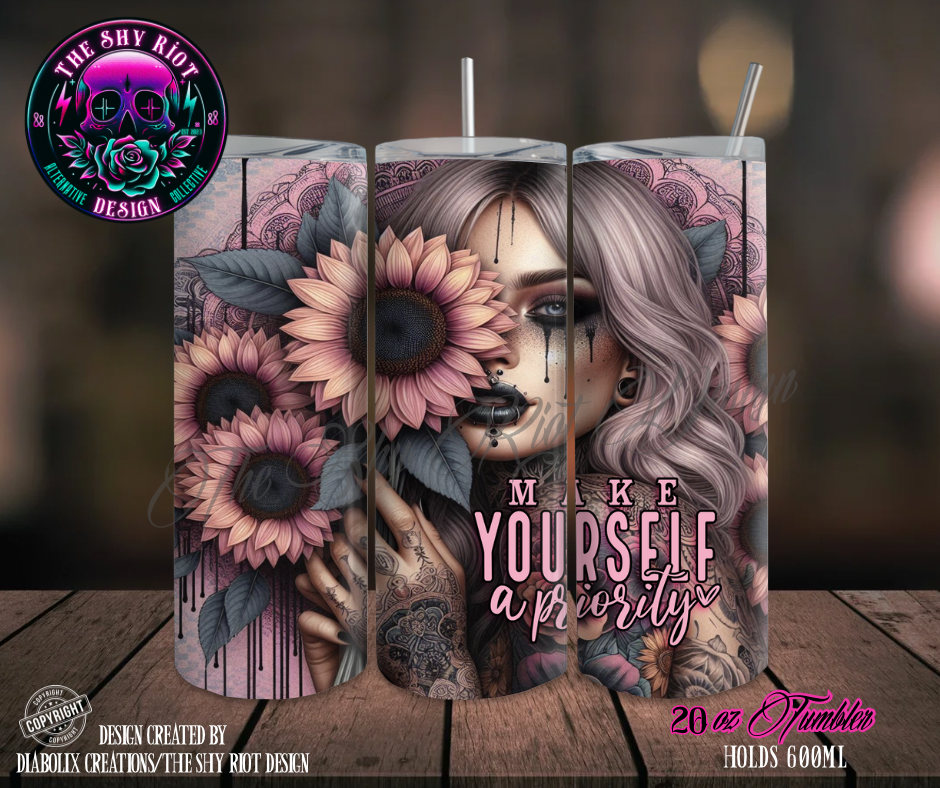 20oz Tumbler - Make Yourself A Priority