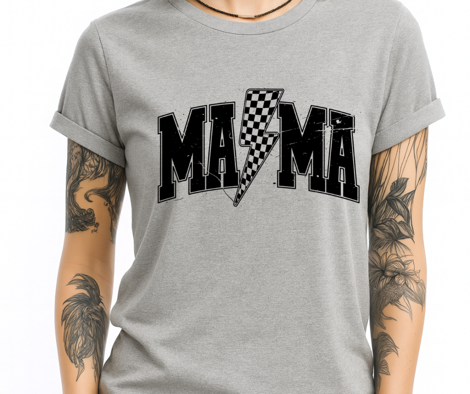 Distressed Mama (on grey)