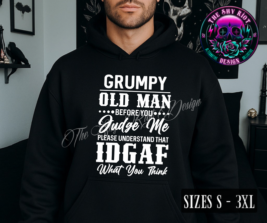 Grumpy Old Man - Hoodie