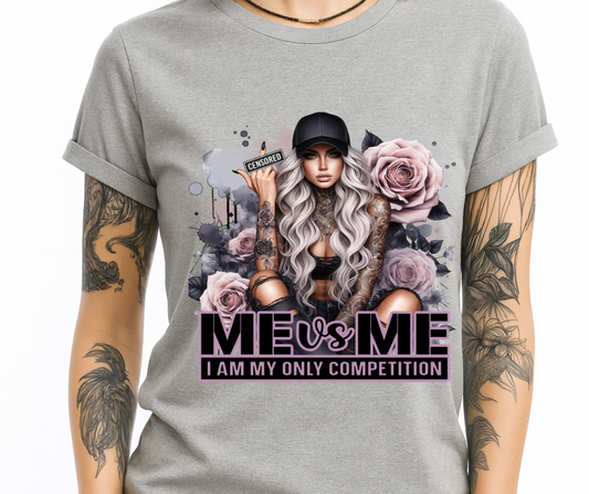 Me v Me - I Am MyOnly Competition (on grey)