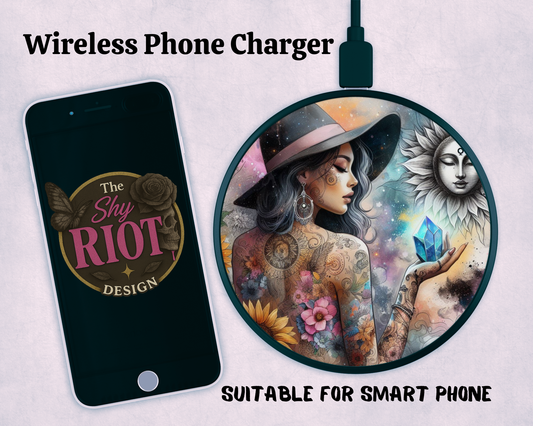 Wireless charger - Mystic Bloom