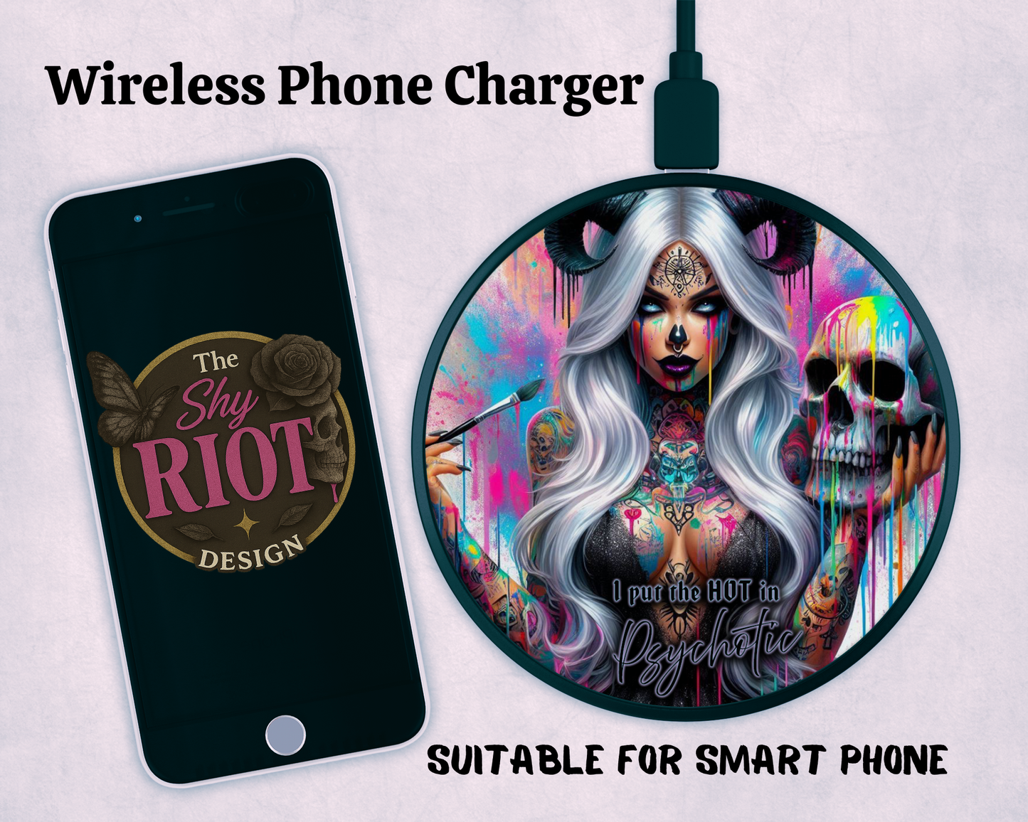 Wireless charger - Hot & Psychotic