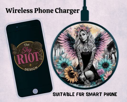 Wireless charger - Tattooed Seraph