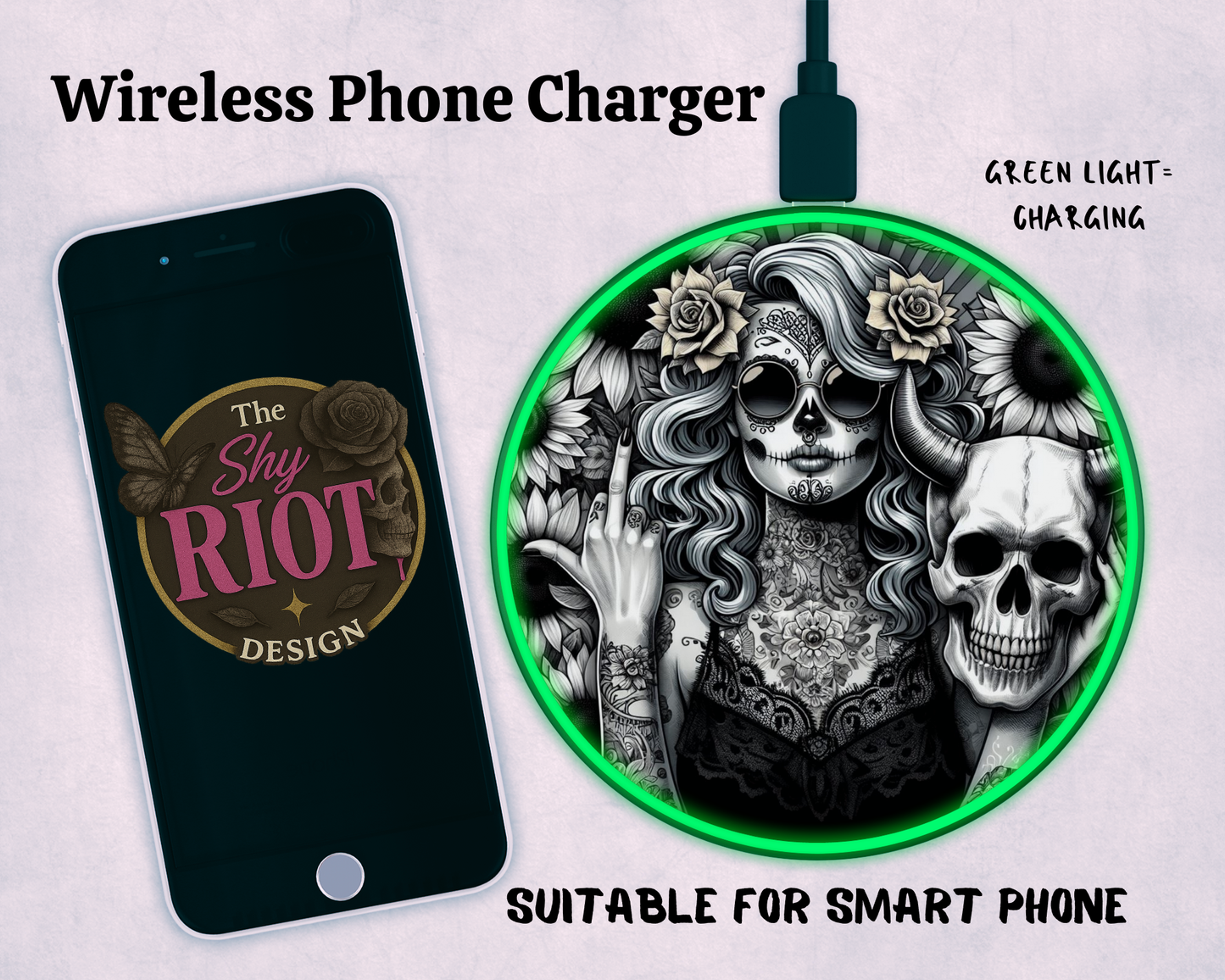 Wireless charger - La Muerta