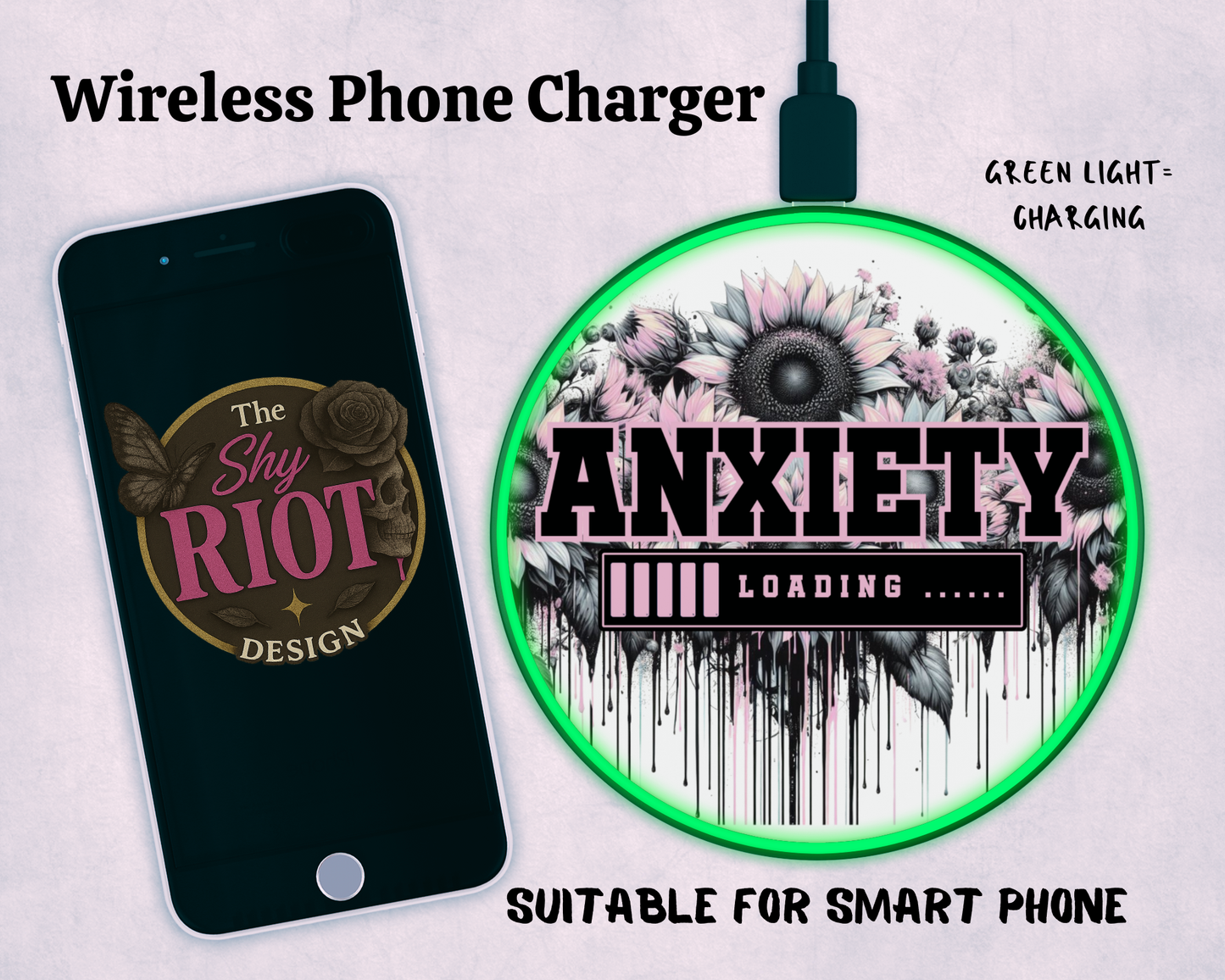 Wireless charger - Anxiety Loading
