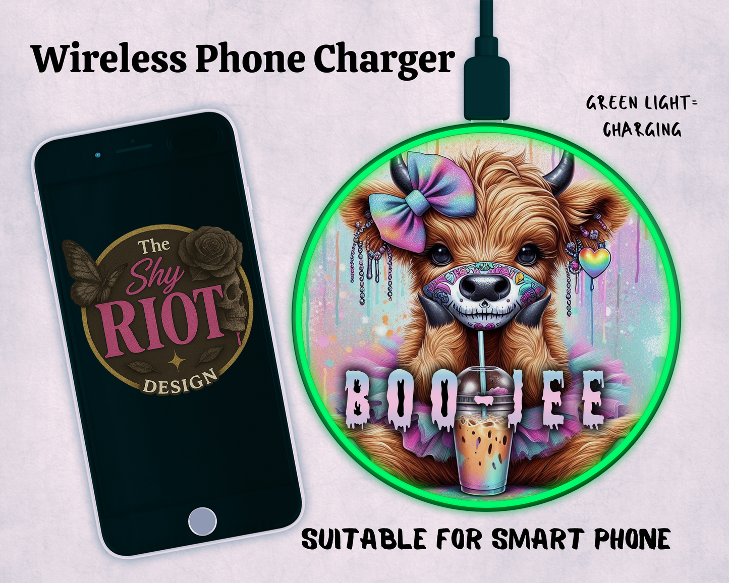 Wireless charger - Boo-Jee Sips