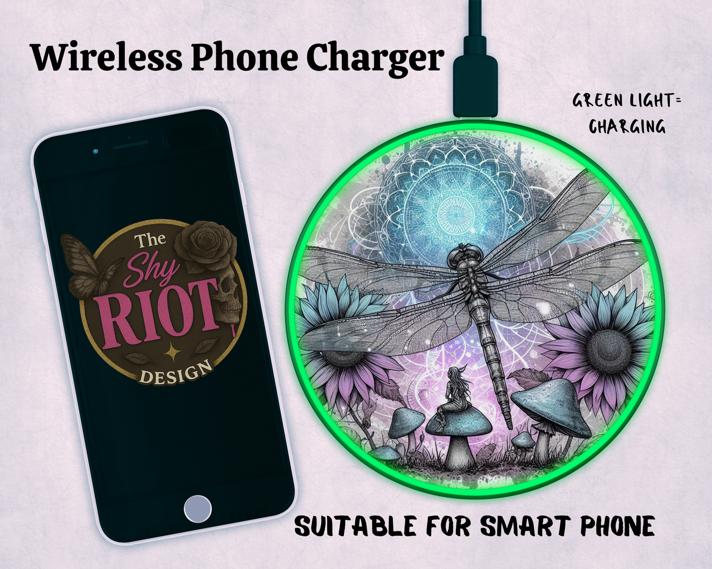 Wireless charger - Etherwing Realm