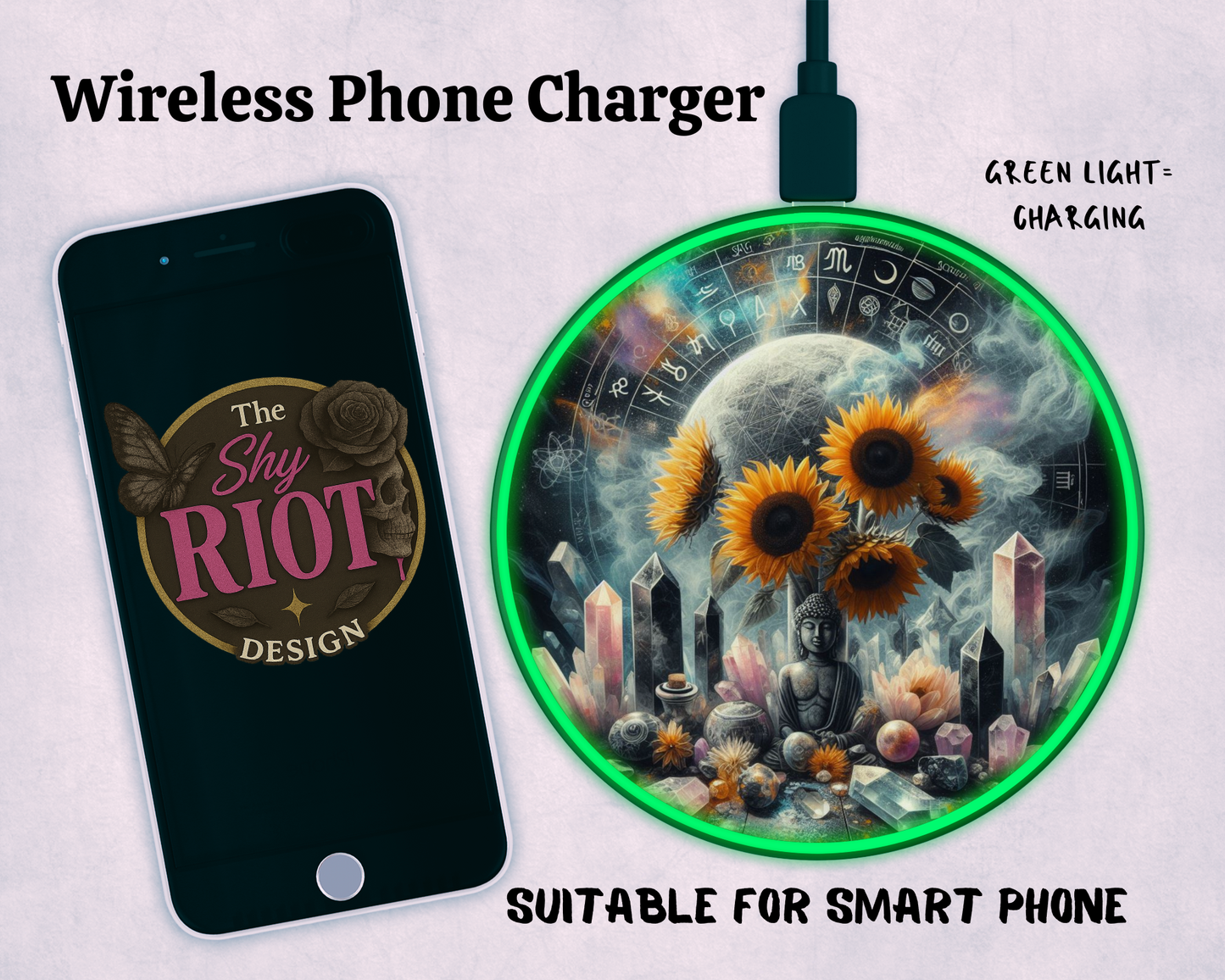 Wireless charger - Celestial Ritual