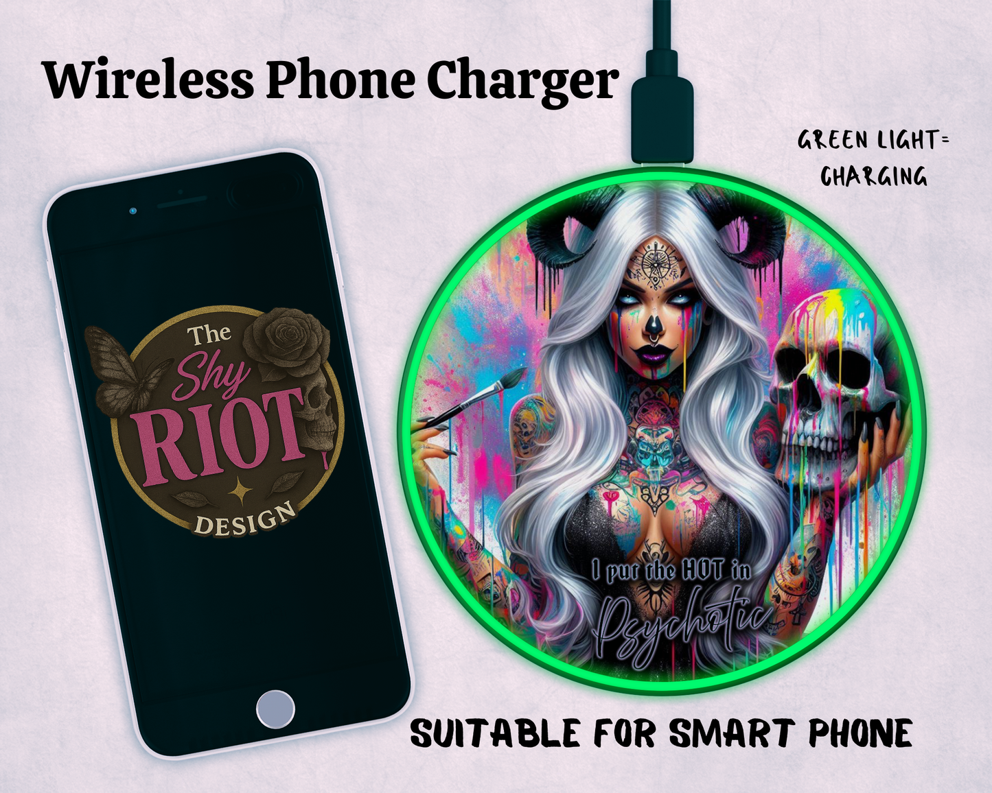 Wireless charger - Hot & Psychotic