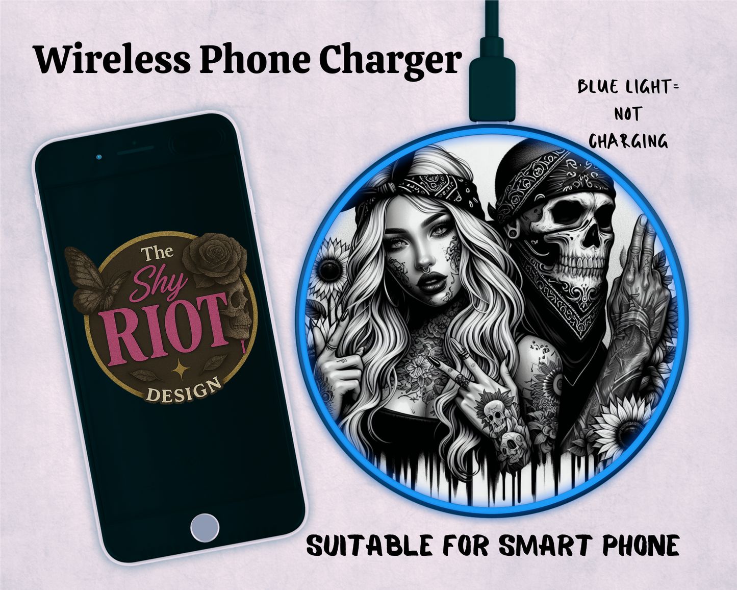 Wireless charger - Ride or Die