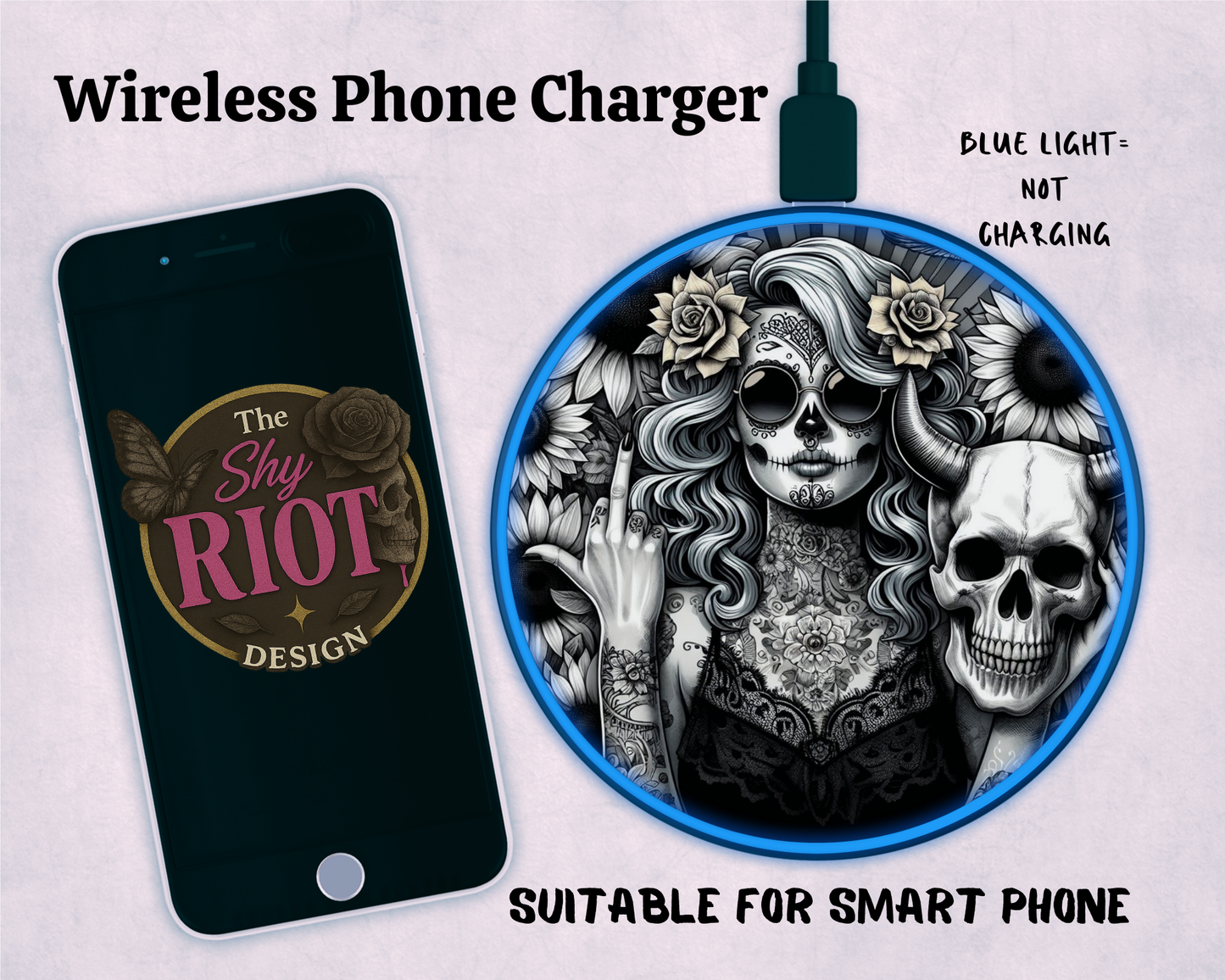 Wireless charger - La Muerta