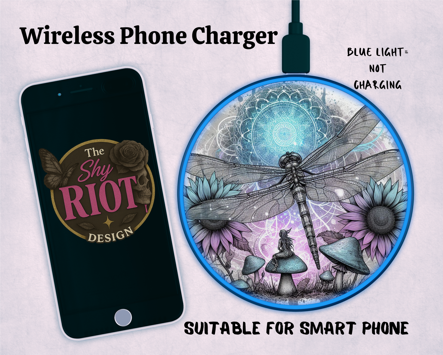 Wireless charger - Etherwing Realm