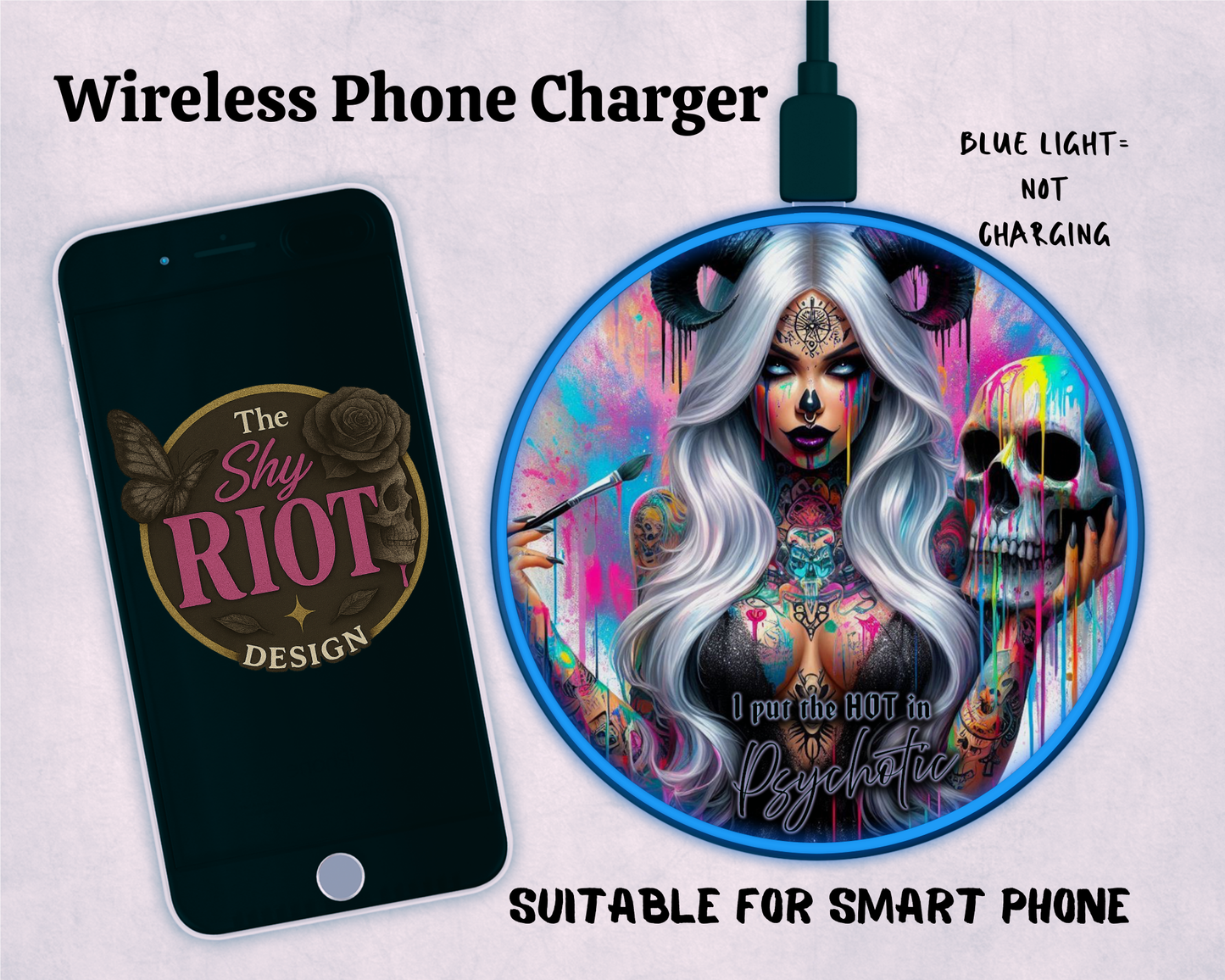 Wireless charger - Hot & Psychotic