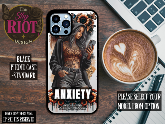 Anxiety Baddie - Standard Phone Case