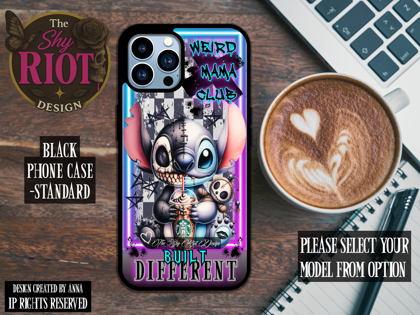 Weird Mama (Stitch) - Standard Phone Case