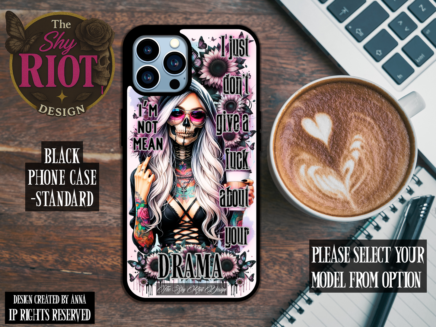 I’m Not Mean - Standard Phone Case