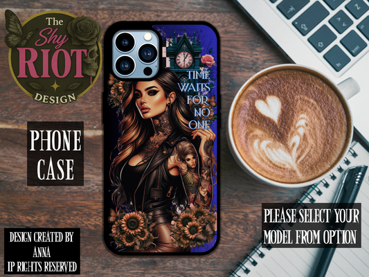 Time Waits For No One - Phone Case