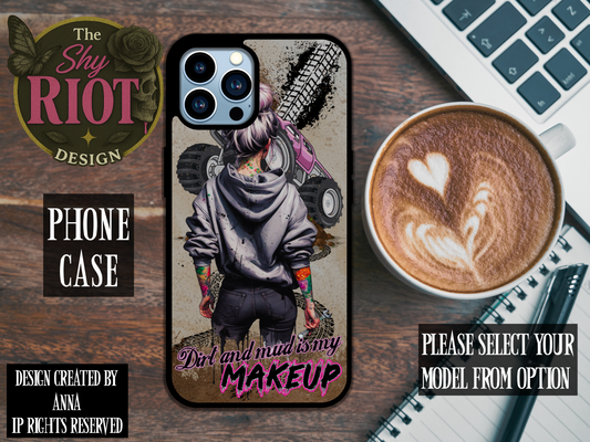 Dirt Mud Makeup - Phone Case